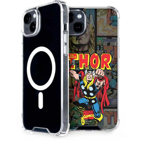 Marvel Classic Comics The Mighty Thor Vintage iPhone 15 MagSafe Case